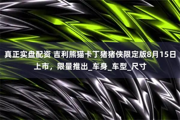 真正实盘配资 吉利熊猫卡丁猪猪侠限定版8月15日上市，限量推出_车身_车型_尺寸